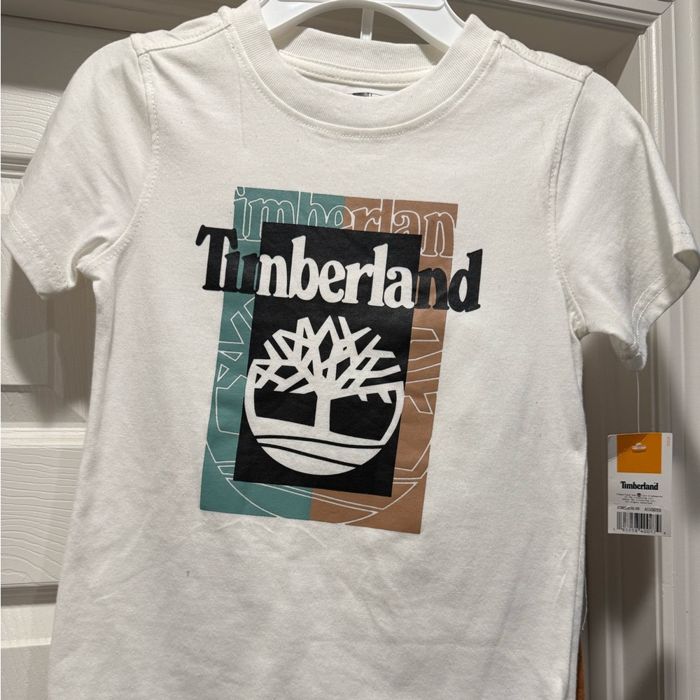 New with Tags Timberland Shirt and Short Set size 6
